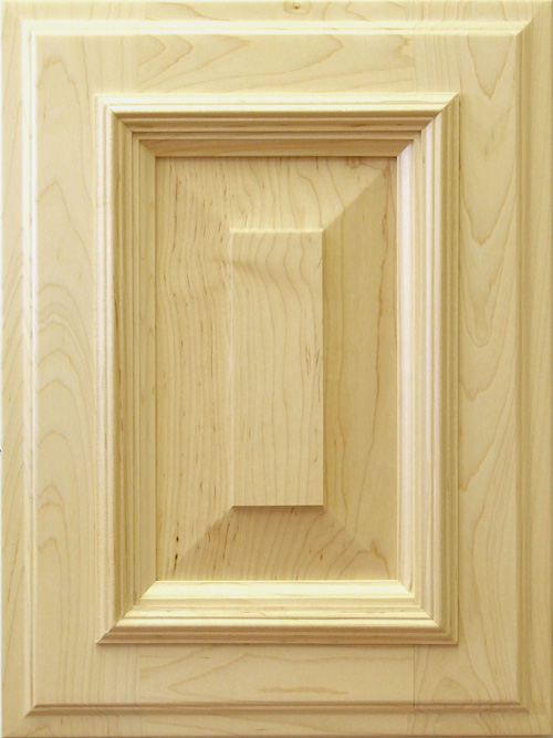 Burbank Kitchen Door in Maple with applied moulding